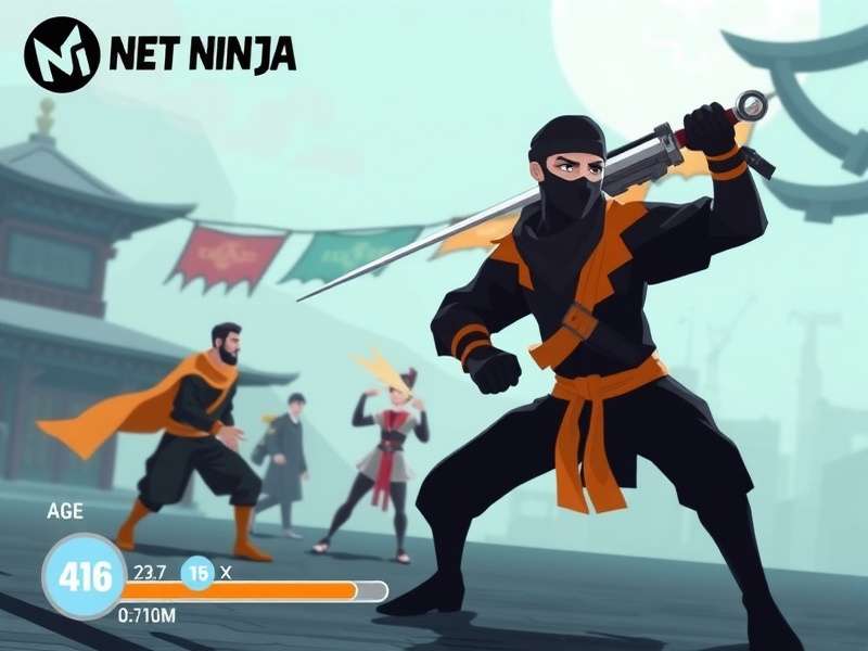 Net Ninja gameplay screenshot showing character in action